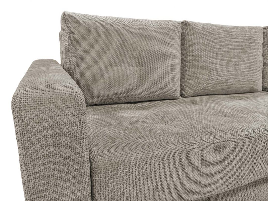 Угловой диван Остин реальное фото образца цвет серый (фото 284883)