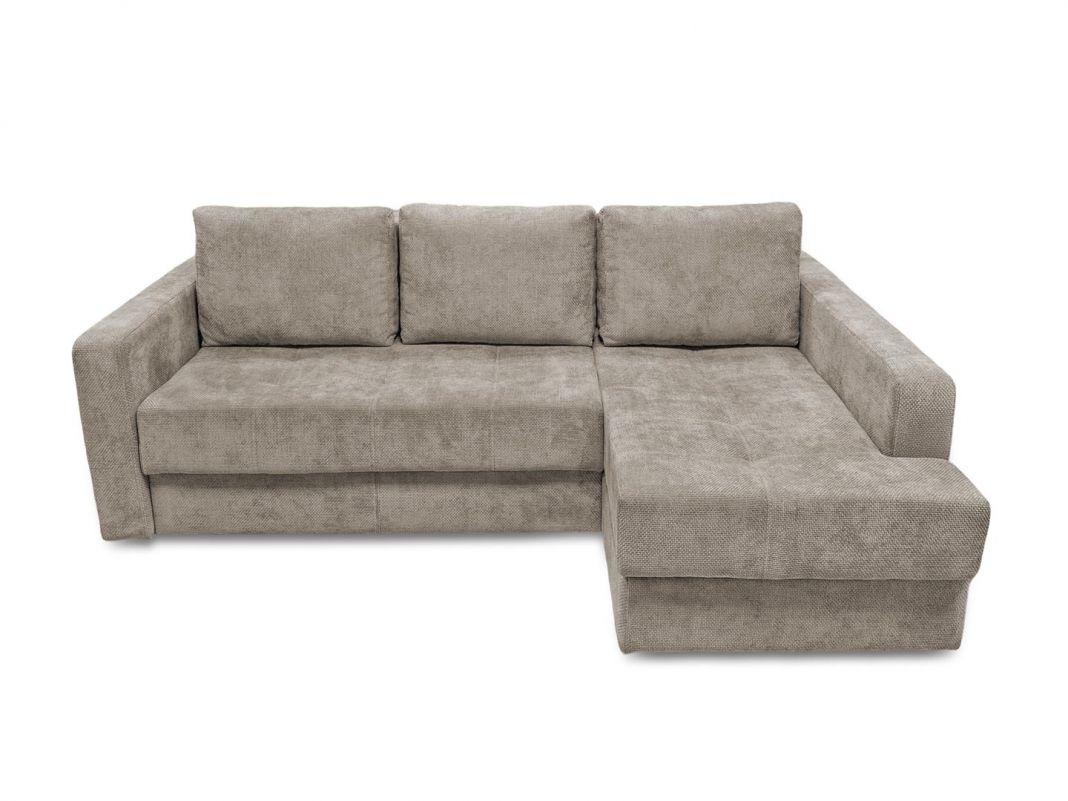 Угловой диван Остин реальное фото образца цвет серый (фото 284884)