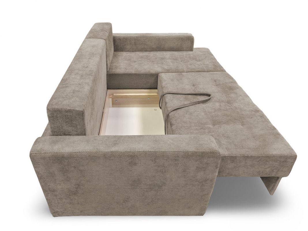 Угловой диван Остин реальное фото образца цвет серый (фото 284885)