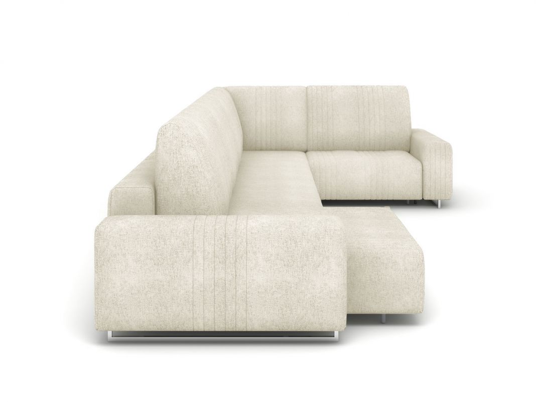 Угловой диван Уолтер цвет белый,бежевый (фото 342753)