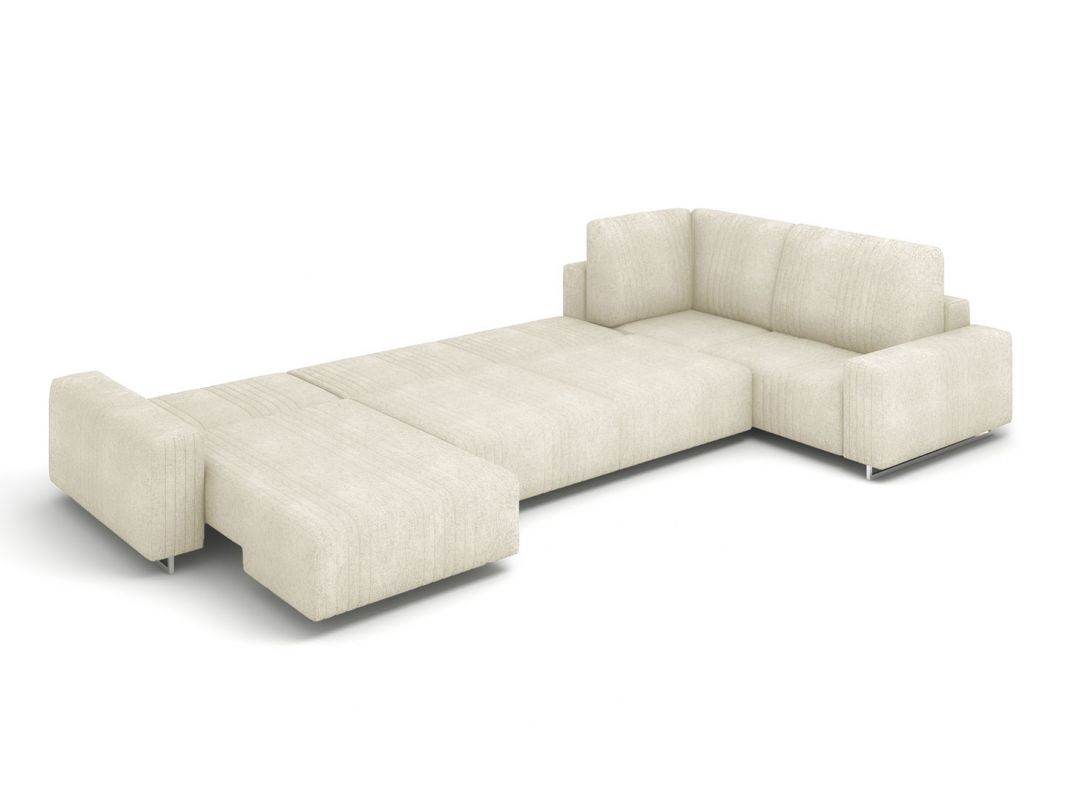 Угловой диван Уолтер цвет белый,бежевый (фото 342755)