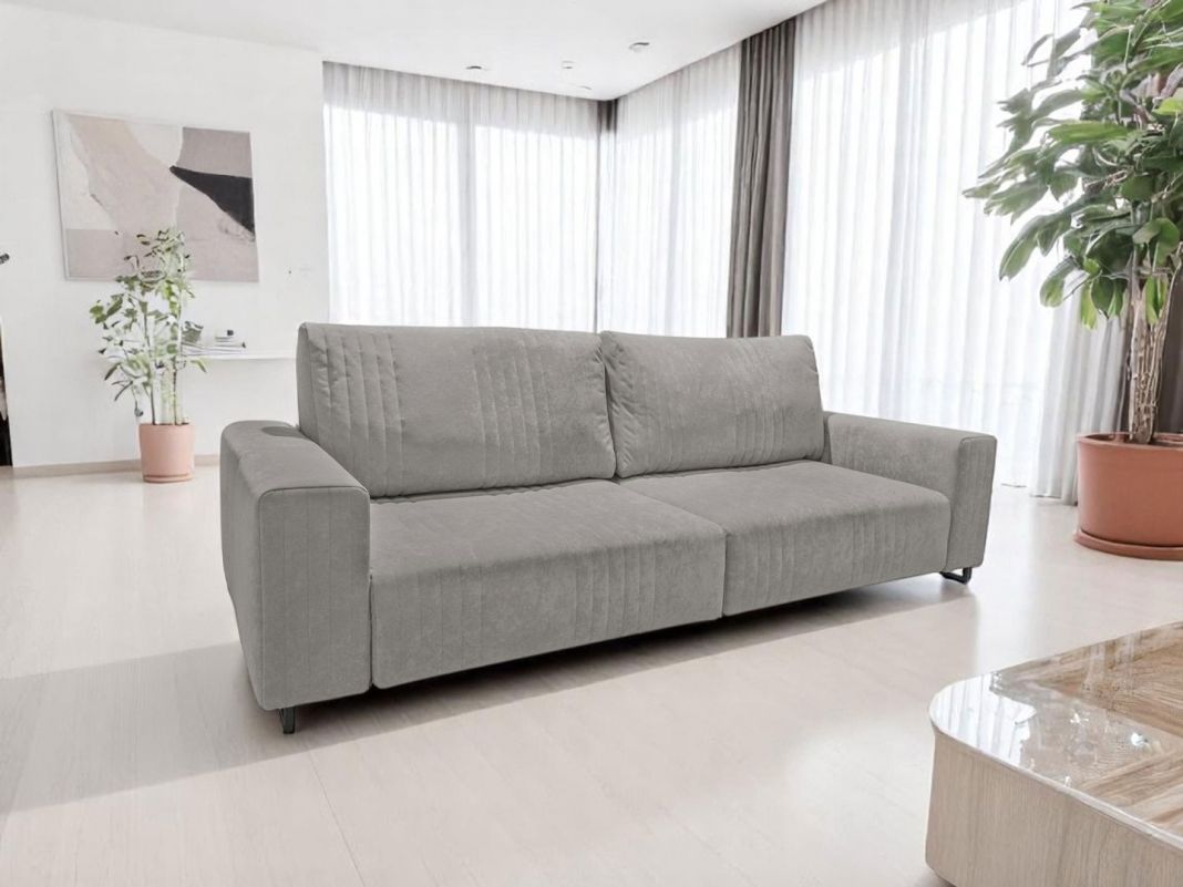 Диван Уолтер реальное фото образца цвет серый (фото 342261)