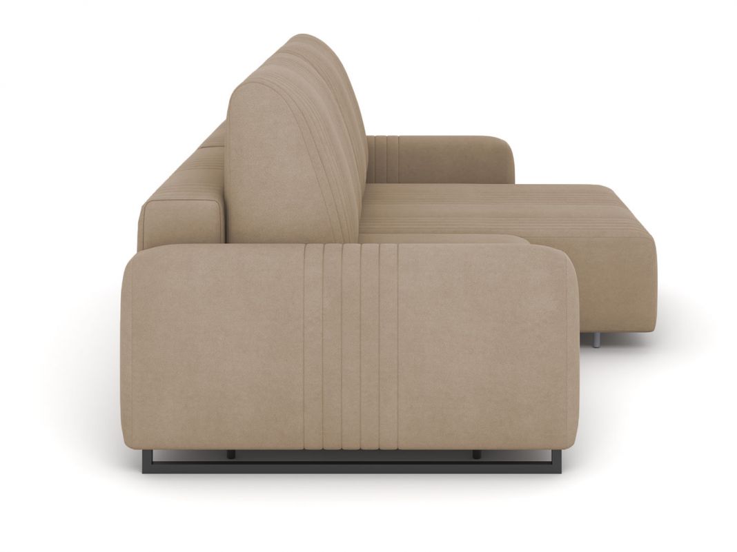 Угловой диван Уолтер цвет бежевый,коричневый (фото 342809)