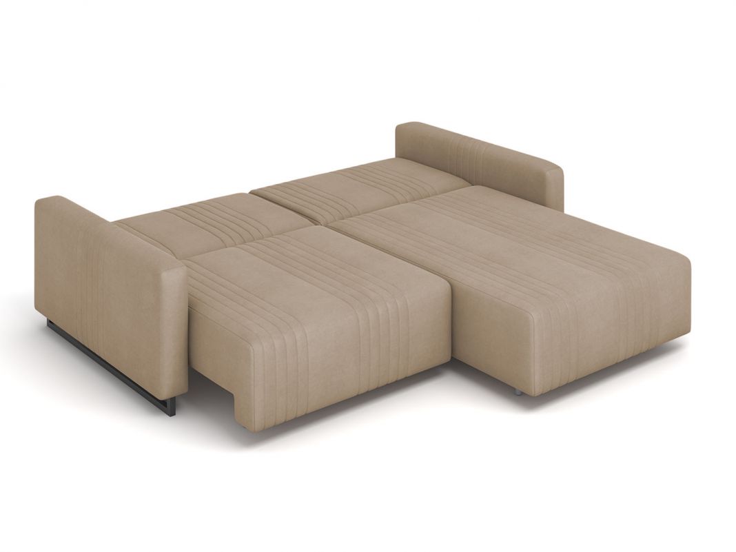 Угловой диван Уолтер цвет бежевый,коричневый (фото 342811)