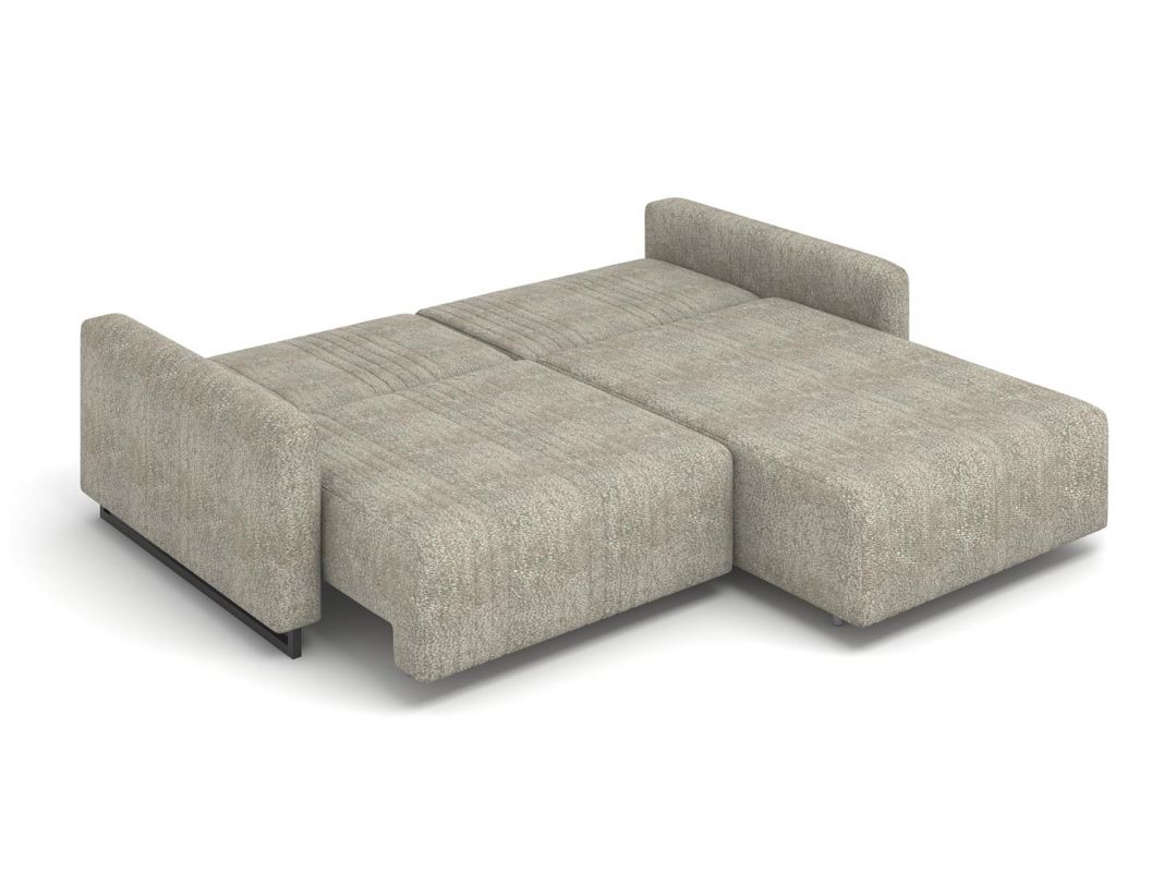 Угловой диван Уолтер цвет бежевый,серый (фото 342845)