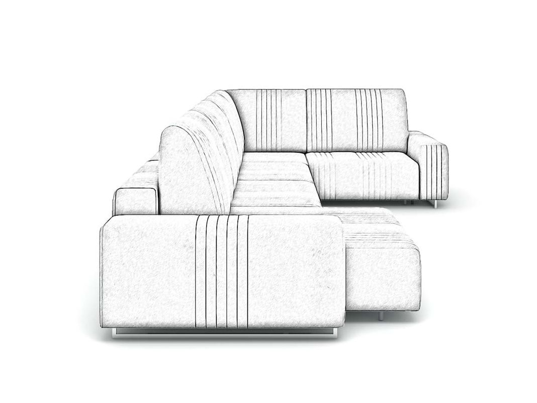 Угловой диван Уолтер цвет сливово-коричневый (фото 342552)