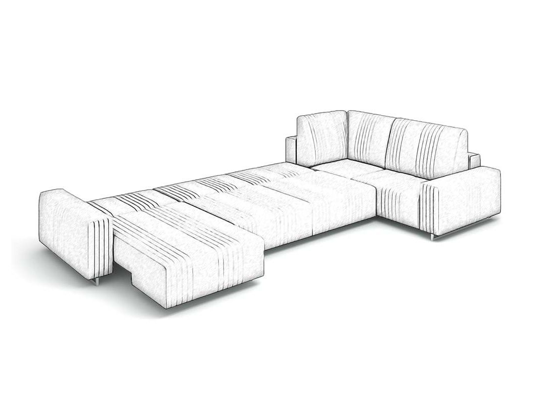 Угловой диван Уолтер цвет сливово-коричневый (фото 342554)