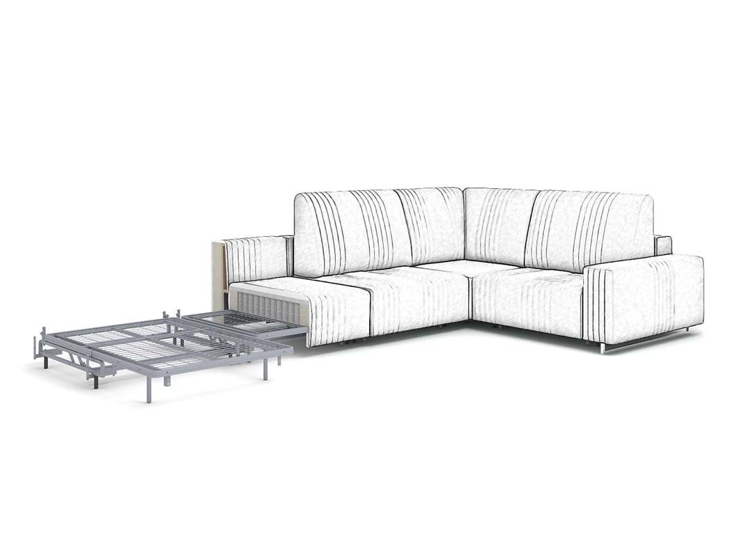 Угловой диван Уолтер цвет коричневый,сливово-коричневый (фото 342622)