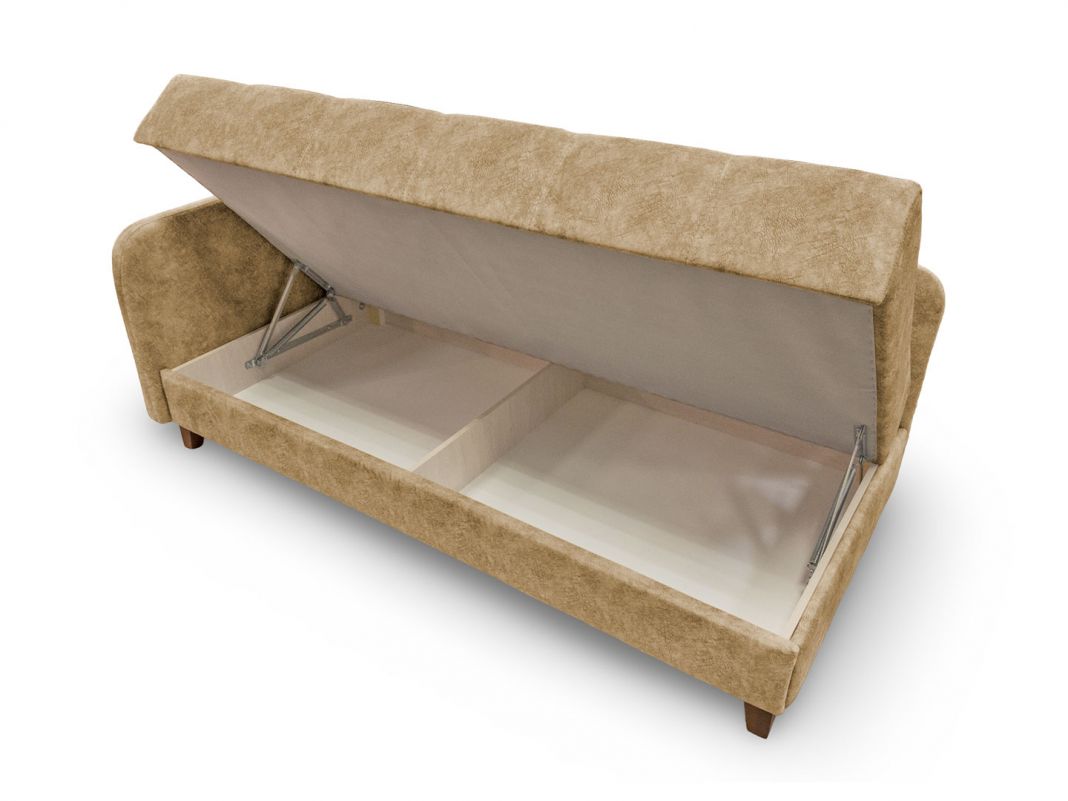 Тахта кушетка Азалия реальное фото образца цвет бежевый,коричневый (фото 283635)