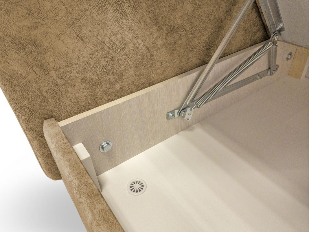 Тахта кушетка Азалия реальное фото образца цвет бежевый,коричневый (фото 283636)