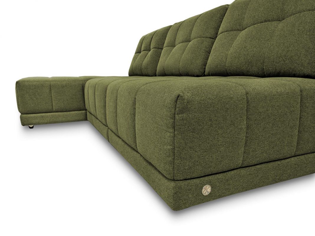Угловой диван Джефферсон цвет зеленый (фото 281860)