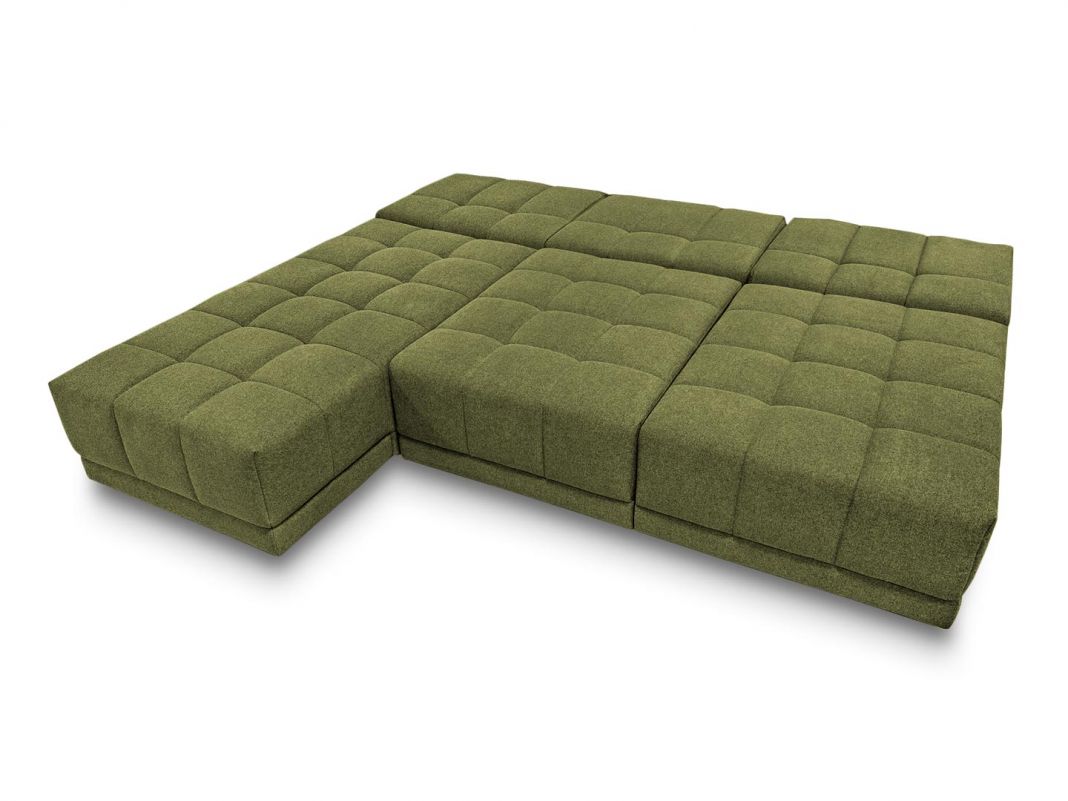 Угловой диван Джефферсон цвет зеленый (фото 281863)