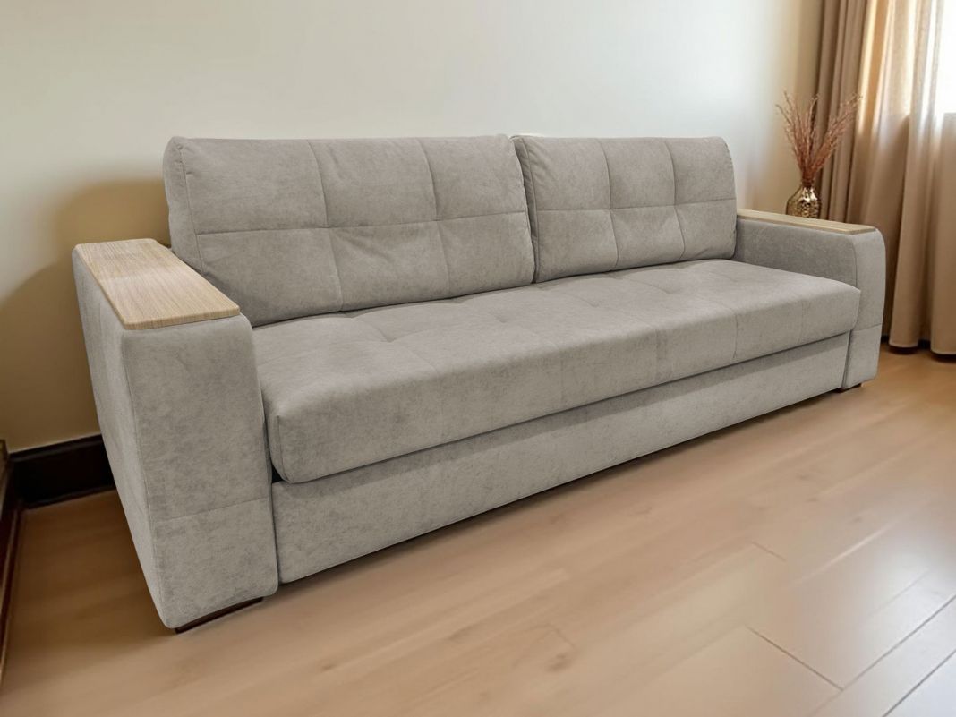 Диван Сиэтл реальное фото образца цвет бежевый (фото 343536)