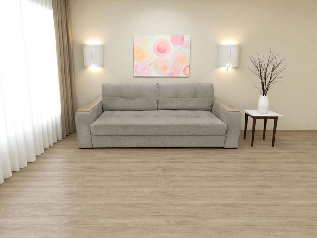 Диван Сиэтл реальное фото образца цвет бежевый (фото 343535)