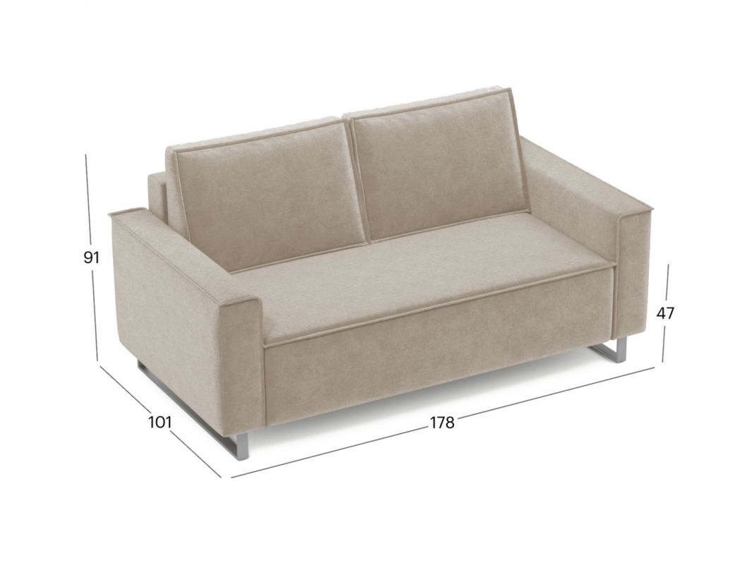 Диван MOON 005 цвет бежевый (фото 344372)