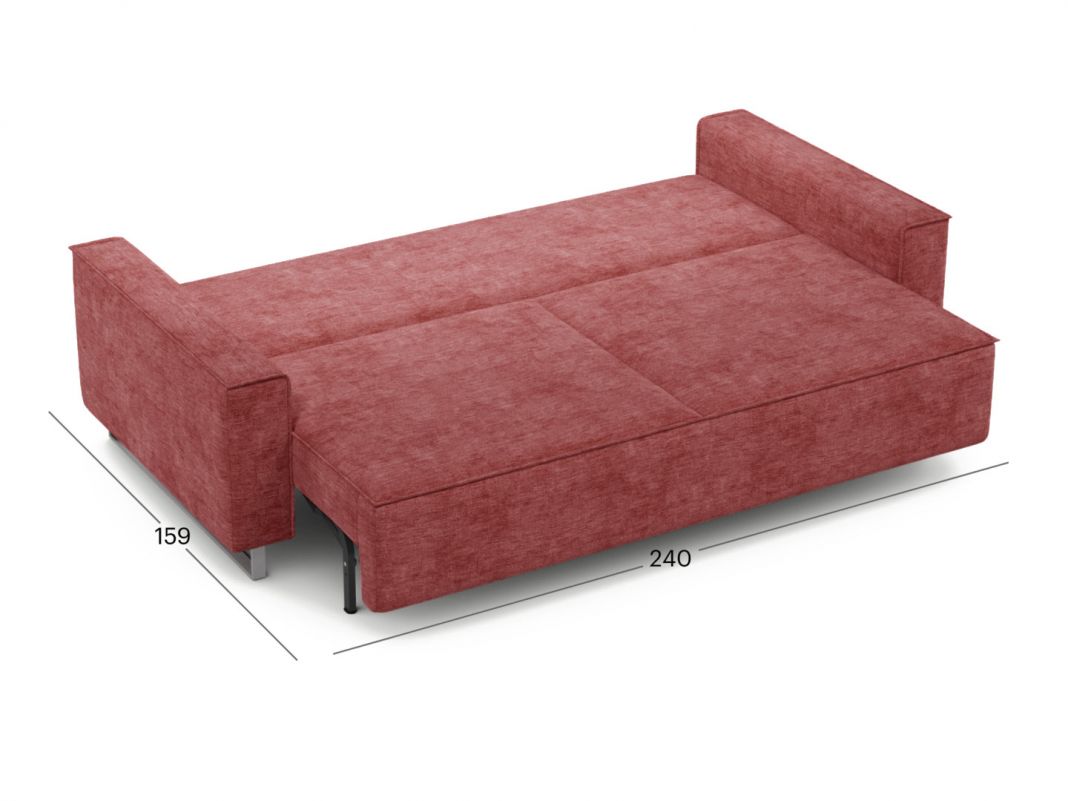 Диван MOON 005 цвет красный,бордовый (фото 344464)