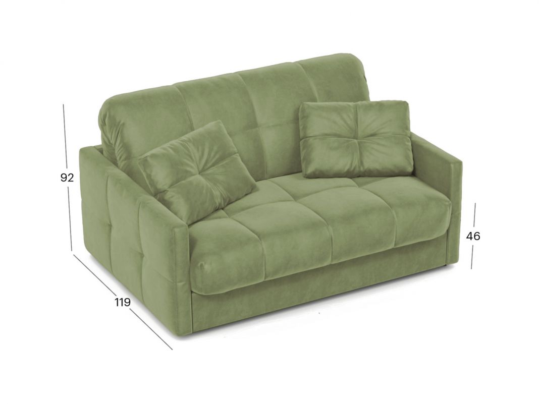 Диван MOON 015 цвет зеленый,оливковый (фото 345191)