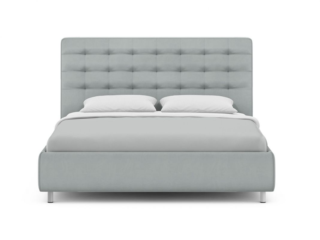 Кровать с подъемным механизмом MOON 1165 цвет серый (фото 276538)