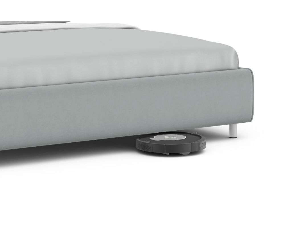 Кровать с подъемным механизмом MOON 1165 цвет серый (фото 276546)