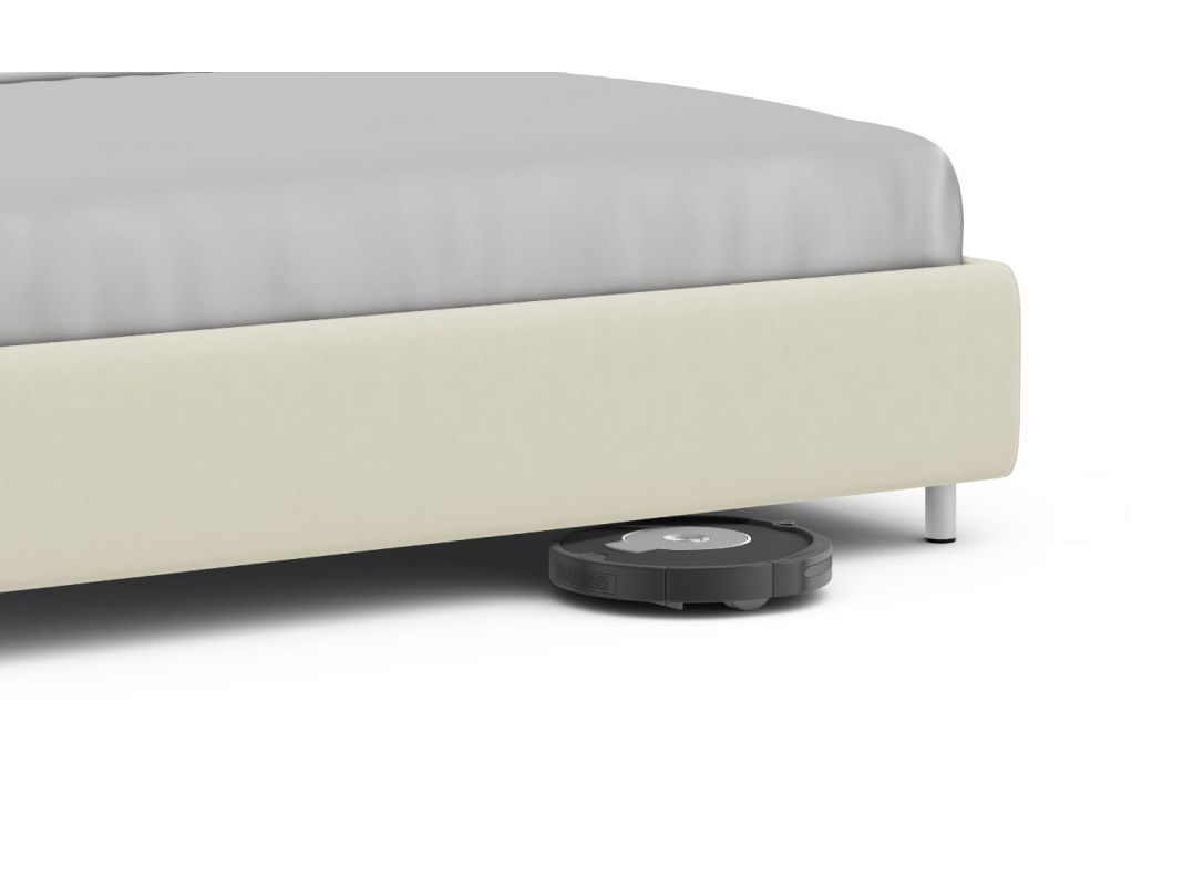 Кровать с подъемным механизмом MOON 1166 цвет белый (фото 318016)