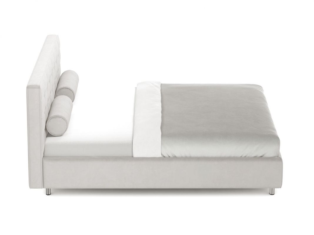 Кровать с подъемным механизмом MOON 1165 цвет белый,серый (фото 277643)