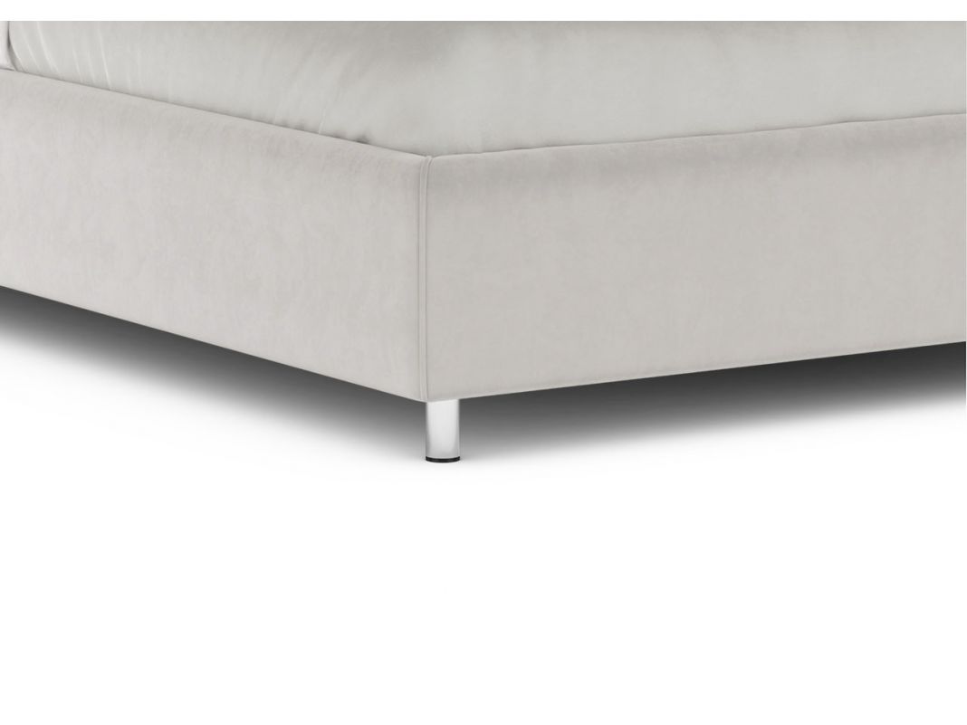 Кровать с подъемным механизмом MOON 1165 цвет белый,серый (фото 277645)