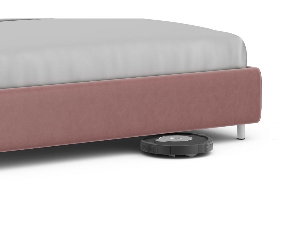 Кровать с подъемным механизмом MOON 1166 цвет красный,розовый (фото 318632)