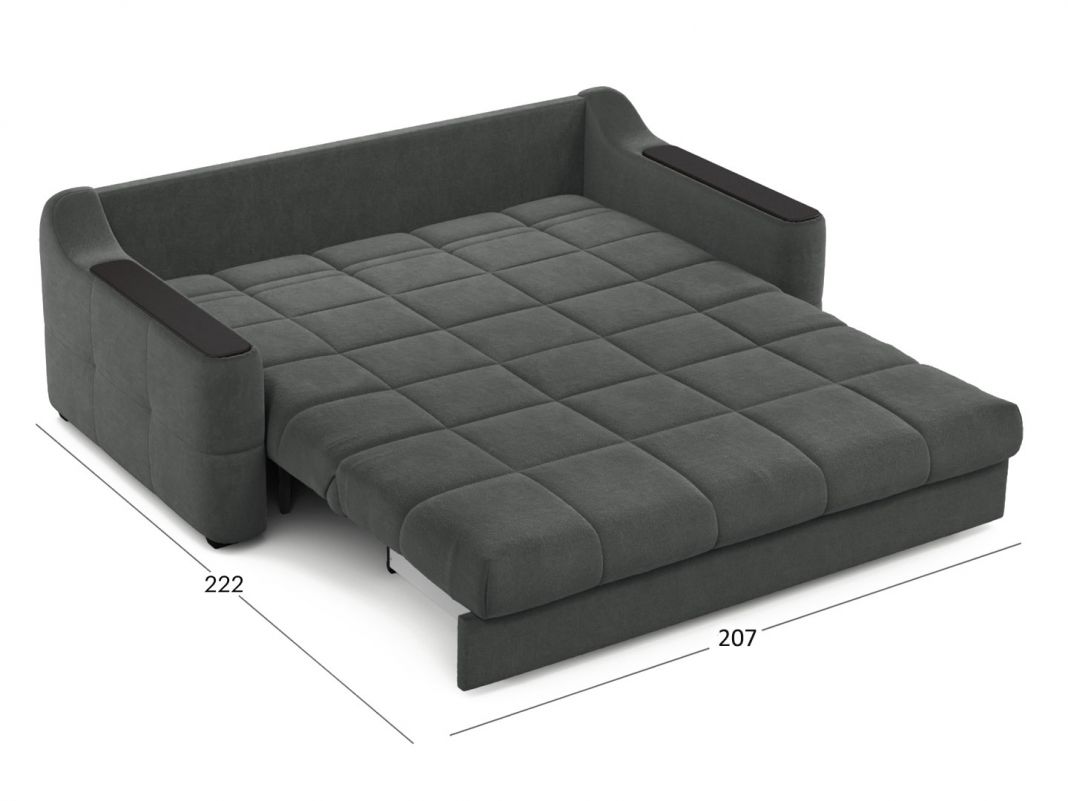 Диван MOON 116 цвет черный,серый (фото 345701)