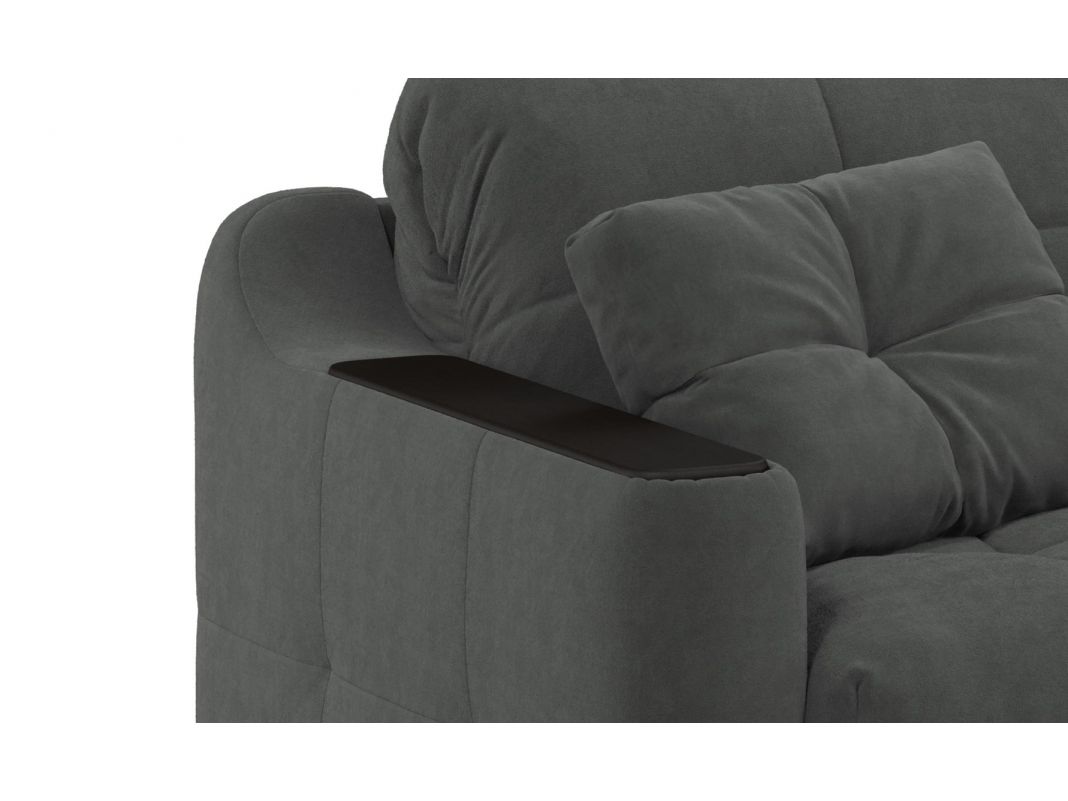 Диван MOON 116 цвет черный,серый (фото 345707)