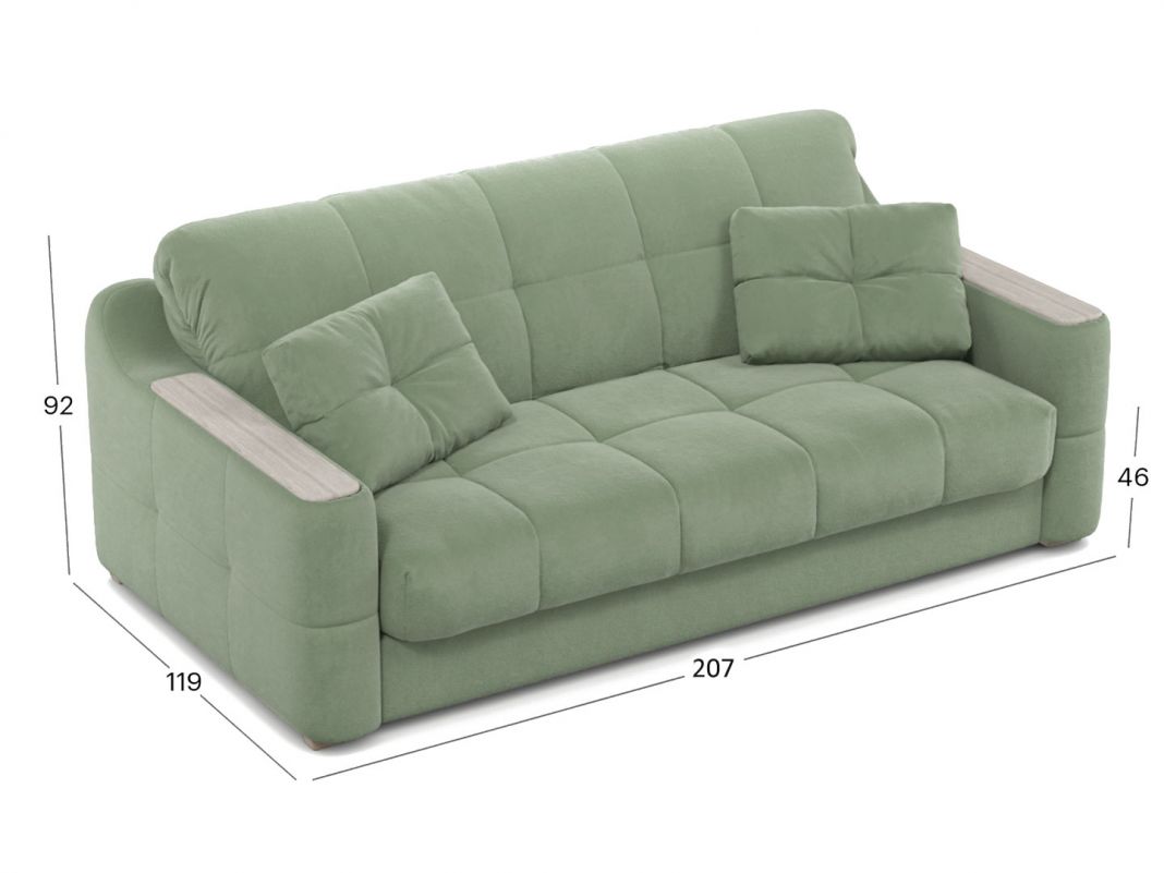 Диван MOON 116 цвет зеленый,мята (фото 345831)