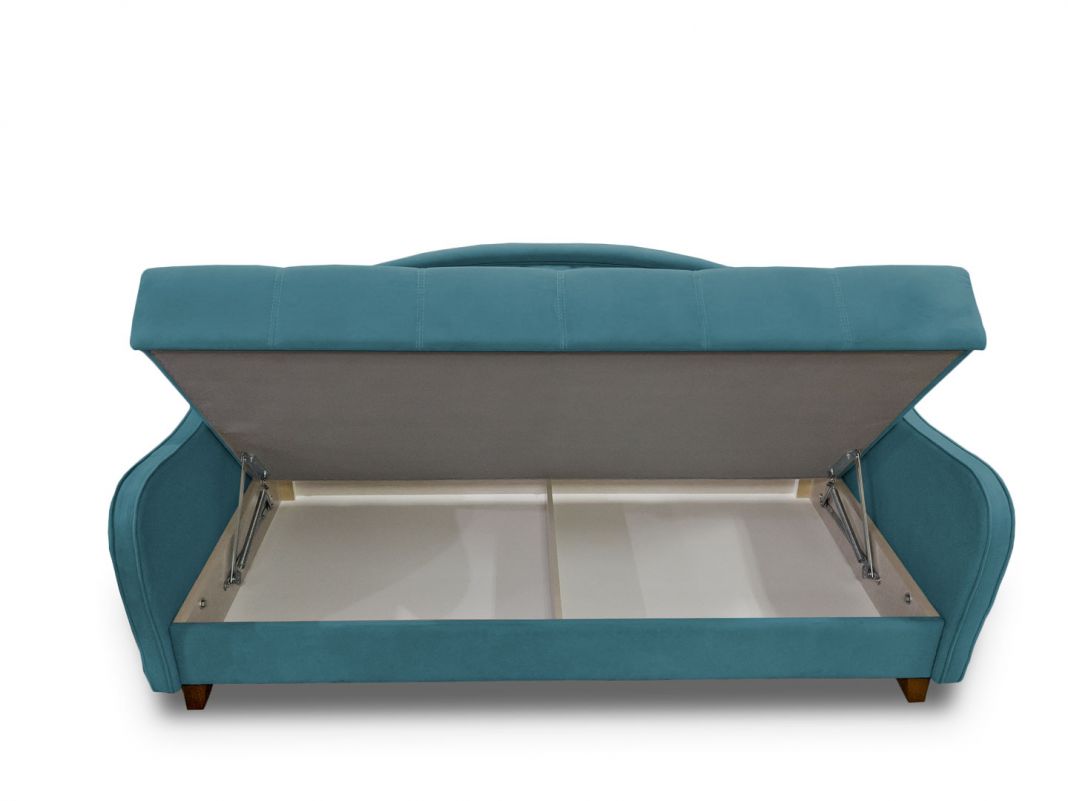 Тахта кушетка Принцесса цвет бирюза,голубой (фото 271785)