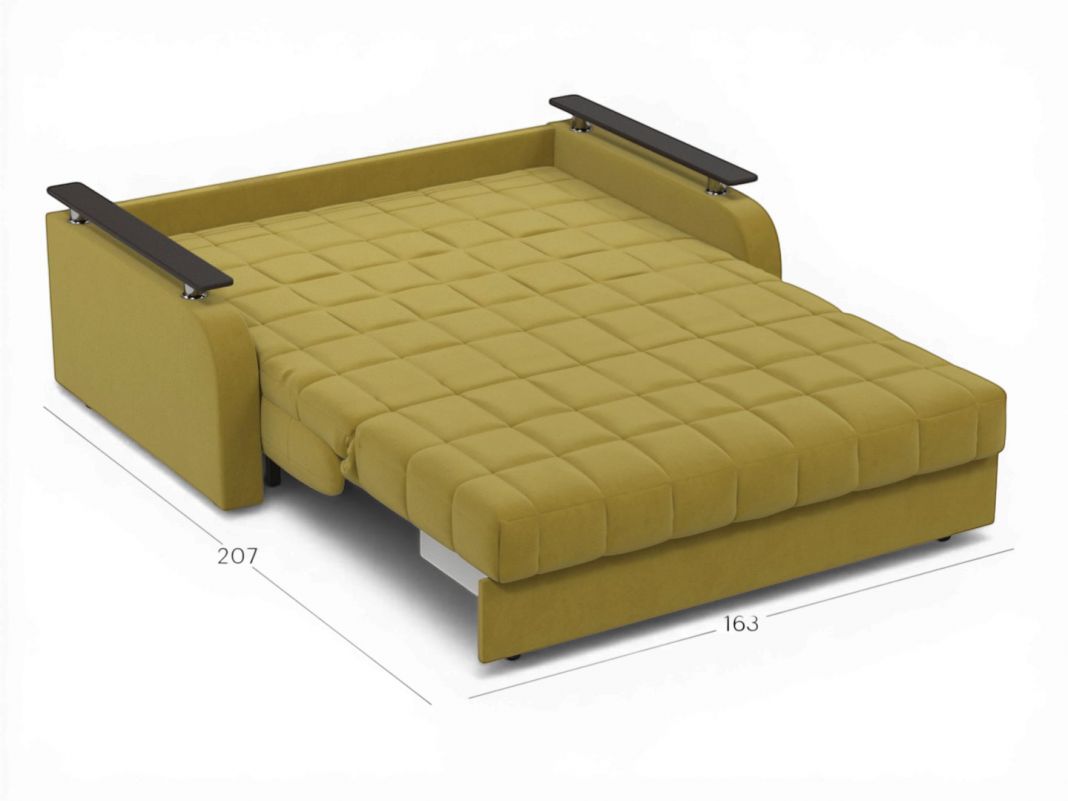 Диван MOON FAMILY 044 цвет желтый (фото 357599)