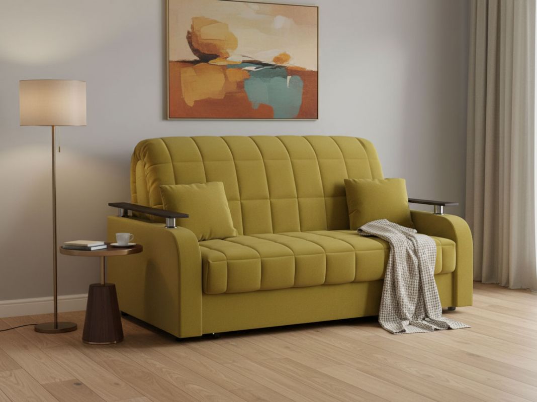 Диван MOON FAMILY 044 цвет желтый (фото 357603)