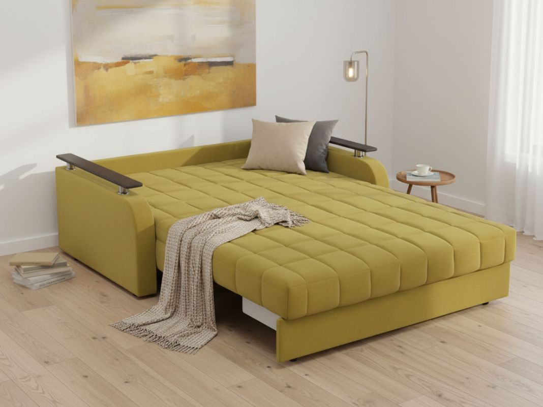 Диван MOON FAMILY 044 цвет желтый (фото 357604)