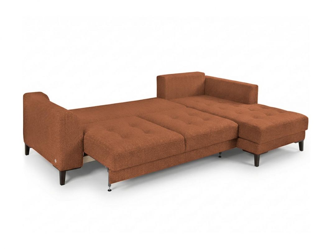 Угловой диван Пьер цвет рыжый,терракот (фото 357441)