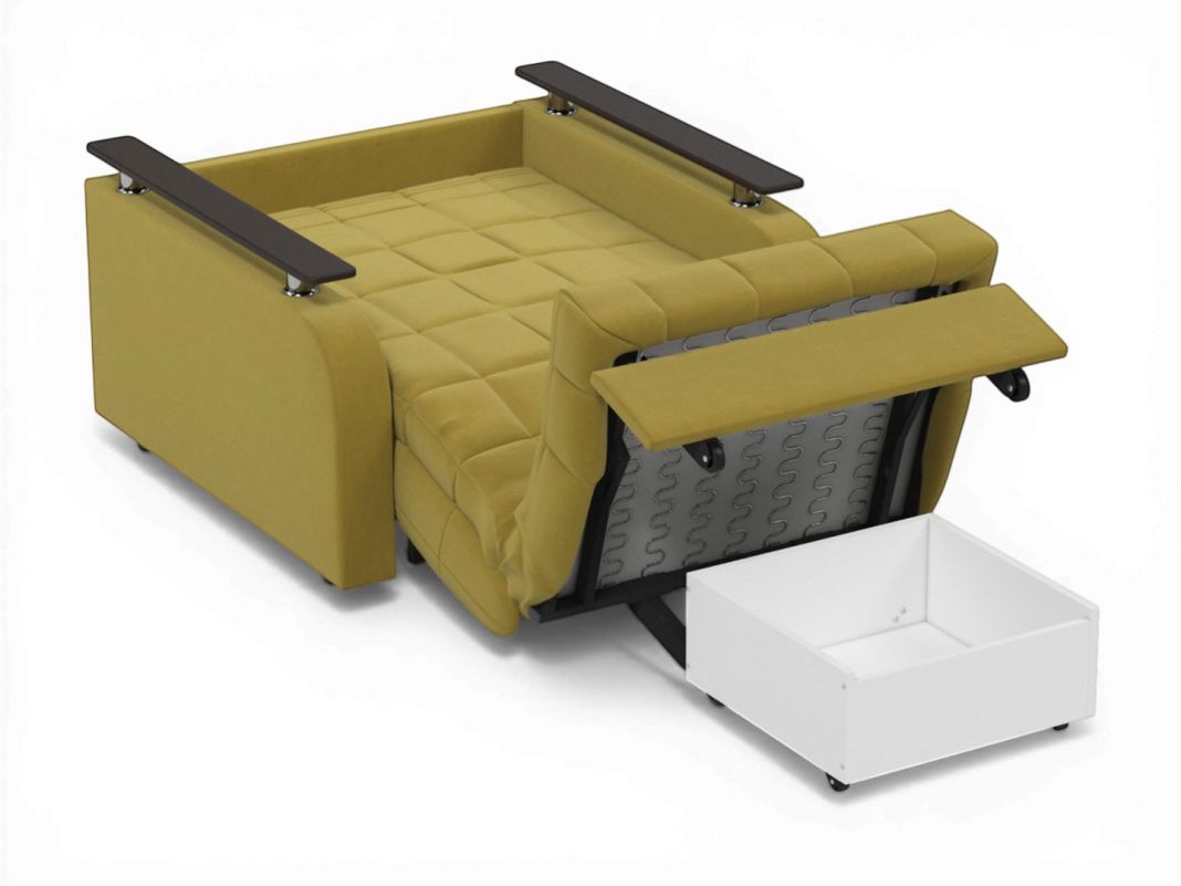 Кресло-кровать MOON FAMILY 044 цвет желтый (фото 357618)