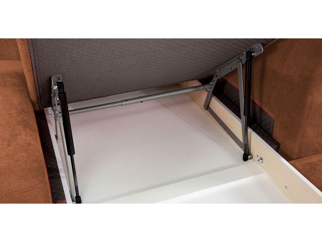 Угловой диван Пьер цвет рыжый,терракот (фото 357446)