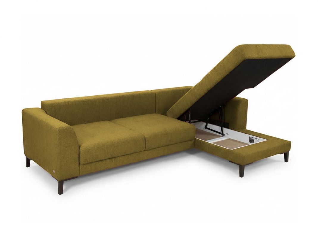 Угловой диван Пьер цвет зеленый,оливковый (фото 357507)