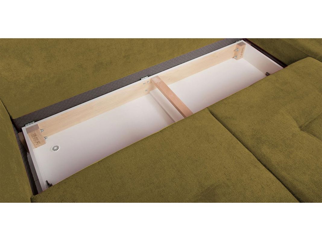 Угловой диван Пьер цвет зеленый,оливковый (фото 357510)