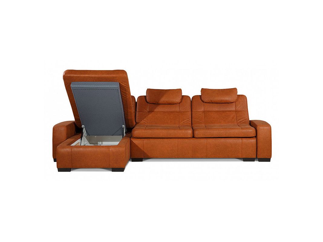 Угловой диван Лангрей цвет коричневый (фото 14900)