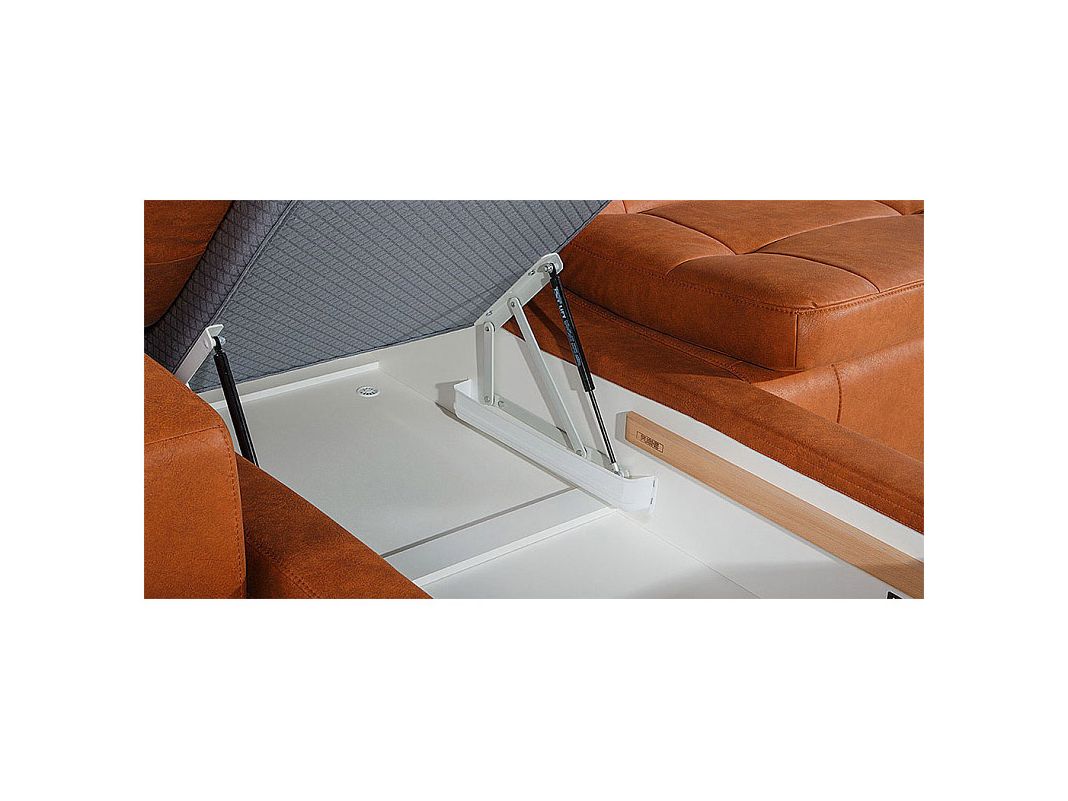 Угловой диван Лангрей цвет коричневый (фото 14903)