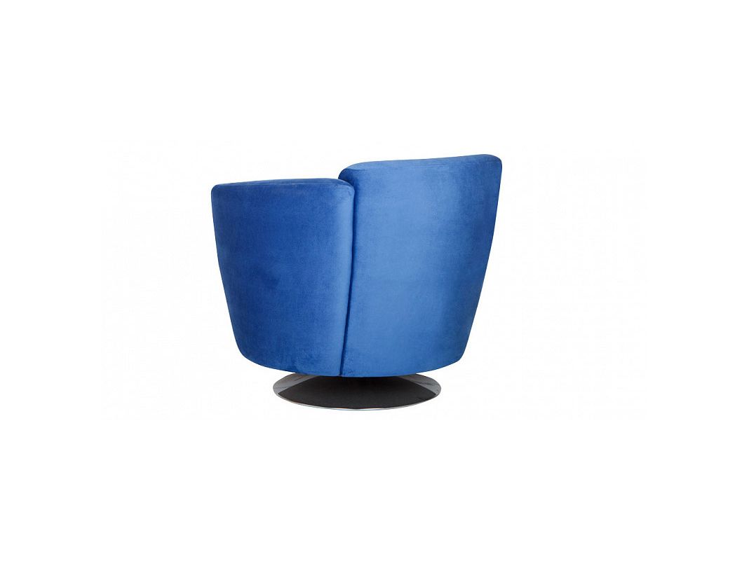 Кресло поворотное Тулип цвет синий (фото 30543)