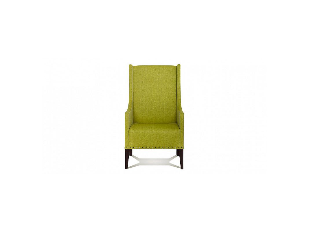 Кресло Лайоль с высокой спинкой цвет зеленый (фото 30684)