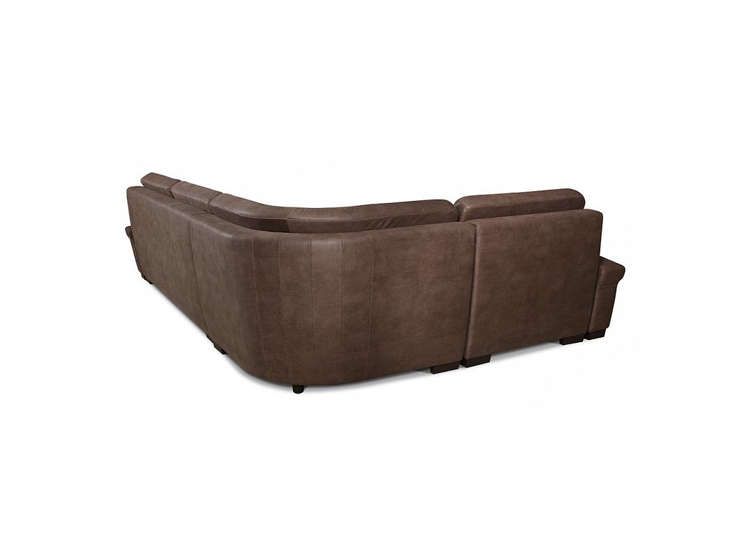 Угловой диван Лангрей цвет коричневый (фото 24789)