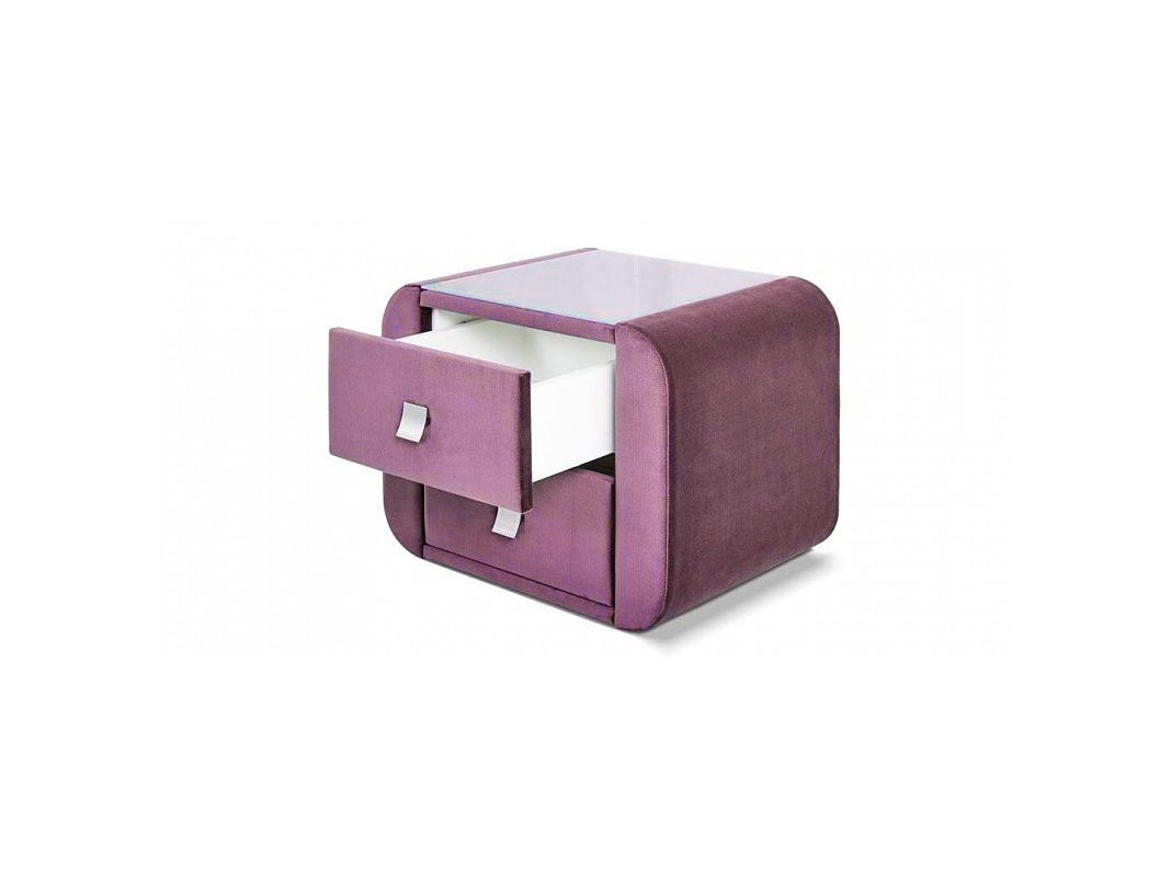 Прикроватная тумба Верона цвет сиреневый (фото 54607)