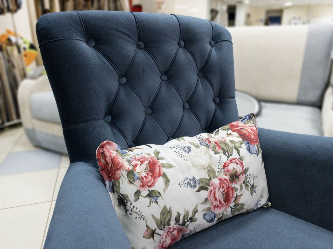 Кресло Ирис цвет синий (фото 134803)