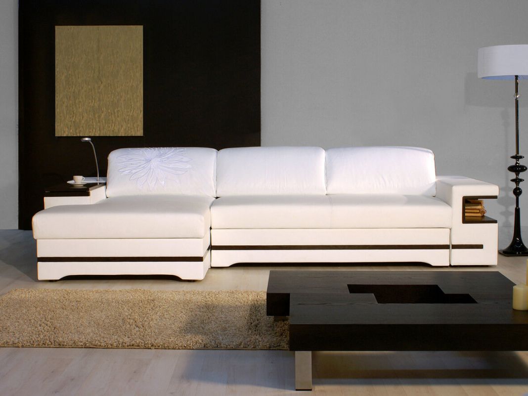 Угловой диван Калинка 65 цвет белый (фото 61323)