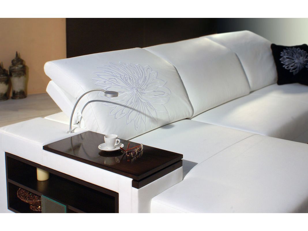 Угловой диван Калинка 65 цвет белый (фото 61328)