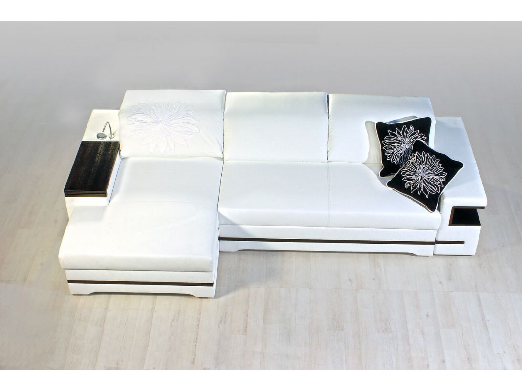 Угловой диван Калинка 65 цвет белый (фото 61329)