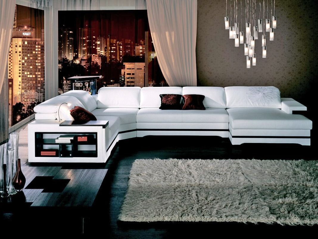 Угловой диван Калинка 65 цвет белый (фото 61918)